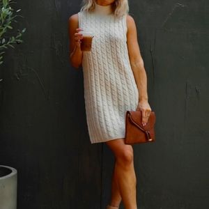 Vici Mock Neck Sweater Dress